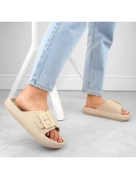 Žabky s prackou Vinceza W JAN308 beige