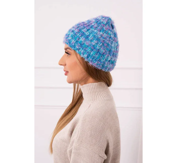 Dámská čepice tyrkysová model 18751423 - K-Fashion Dámská čepice tyrkysová model 18751423 - K-Fashion