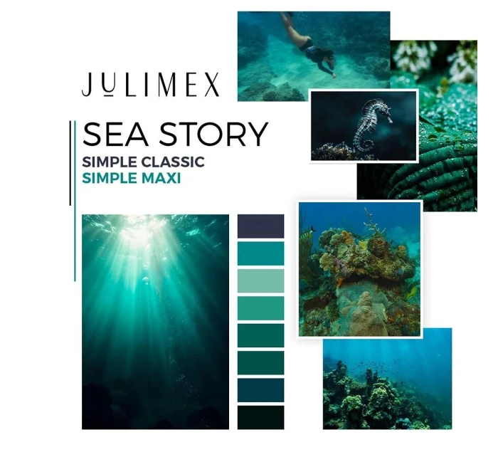 Sea Story Simple Classic nohavičky zelené - Julimex Sea Story Simple Classic nohavičky zelené - Julimex
