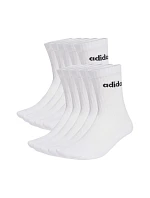 Adidas Cushioned Linear Crew ponožky 10 párů bílé KF9091