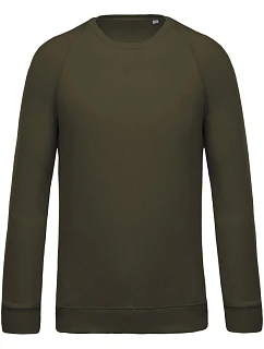 K 480 Pánská raglánová mikina z bio bavlny  green model 22509685 - Kariban