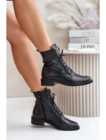 Lakované Boty Worker S Zlatým Detalem Na Černé model 21672971 - Zazoo