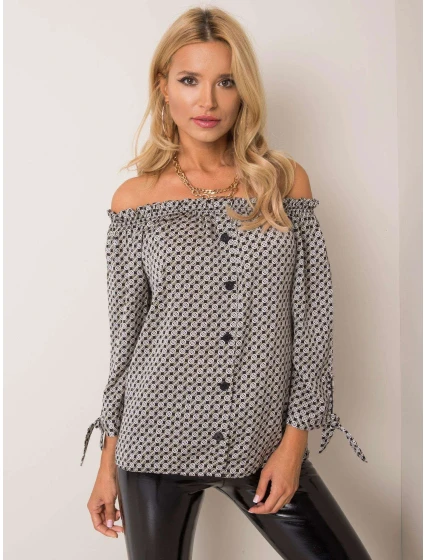 Halenka model 17355616 černobílá - FPrice Halenka model 17355616 černobílá - FPrice