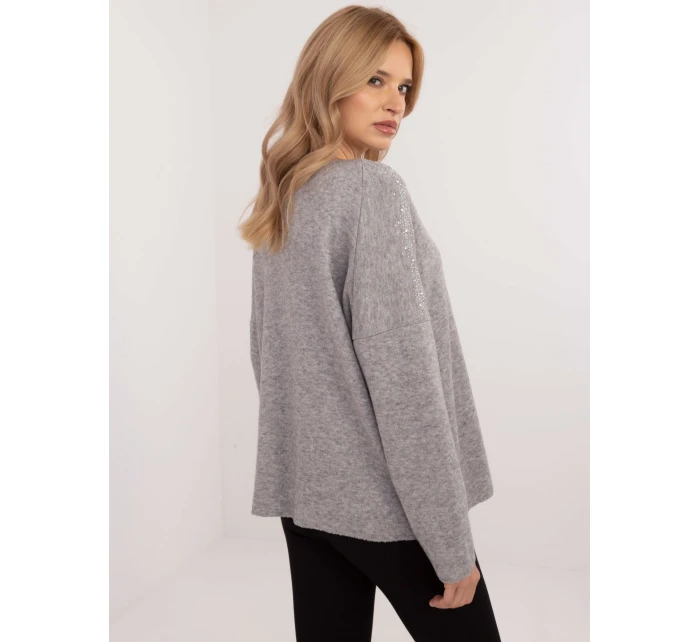 Jumper DHJ SW 17690.21 sivý Jumper DHJ SW 17690.21 sivý