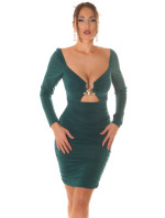 Sexy longsleeve Dress with cut model 19628291 - Style fashion