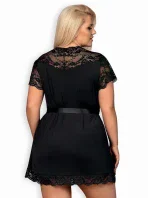 Elegantní župan 810 model 8212644 black XXL - Obsessive