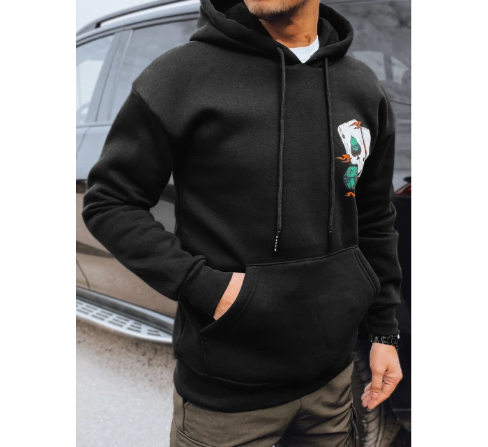 Pánská mikina s potiskem černá Dstreet model 21975448 - FashionStreet