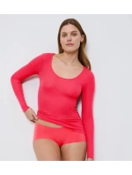 Beauty Layers Top Scoop Neck - Blood Orange - TRIUMPH Blood Orange - TRIUMPH