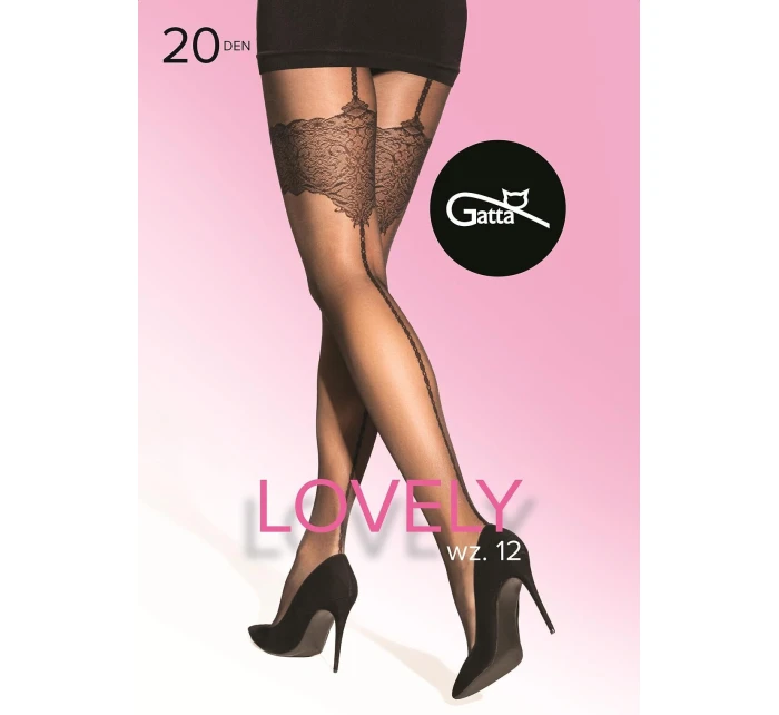 Gatta Lovely pančuchy f.12 20 den 2-4