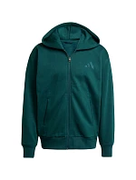 Pánska mikina adidas ALL SZN Fleece Full-Zip Sweatshirt green JX5101 pánska