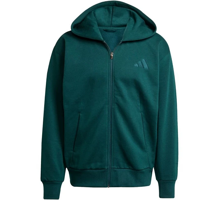 Pánska mikina adidas ALL SZN Fleece Full-Zip Sweatshirt green JX5101 pánska