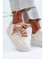 Dámské tenisky na platformě bílé model 21656769 - Boto