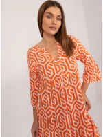 Šaty D73771M30214K oranžová