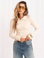 Sweter PM SW model 22361749 jasny beżowy - FPrice
