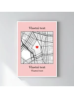 Personalizovaný magický fotorámik – 50 × 70 – mapa Personalizovaný magický fotorámik – 50 × 70 – mapa