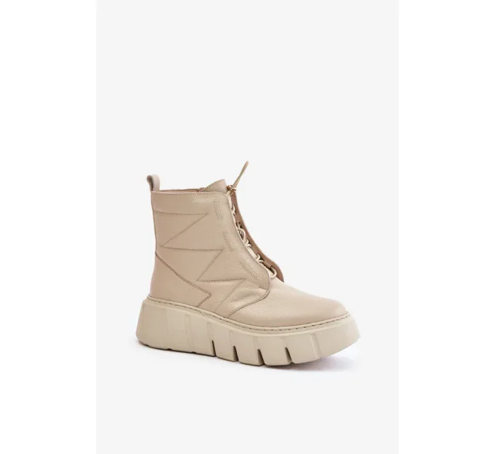 Topánky so širokou podrážkou model 202820 Vykročte štýlovo