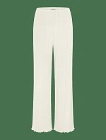 Univerzálne nohavice s rovným strihom a rebrovaním – Silk White – TRIUMPH Silk White – TRIUMPH