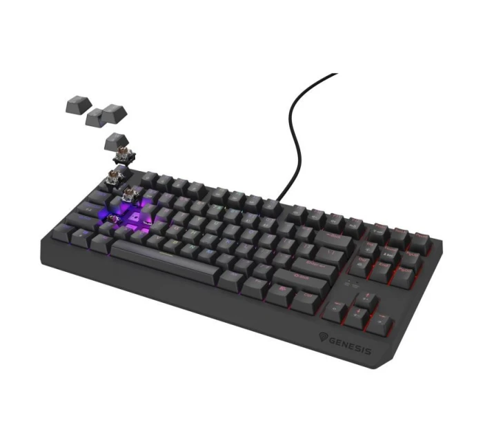 model 21491422 230 TKL Herní klávesnice USB QWERTY US English Black - Genesis