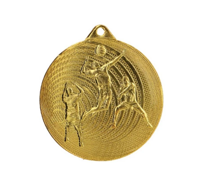 Zlatá volejbalová medaila z ocele MMC3073/G