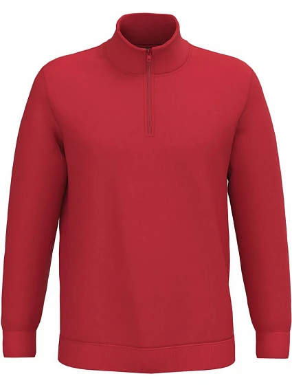 Kariban K 478 Mikina s 1/4 zipsom 20.K478 červená