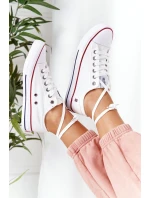 Damskie Trampki Big Star Gumowy Nosek Białe DD274336