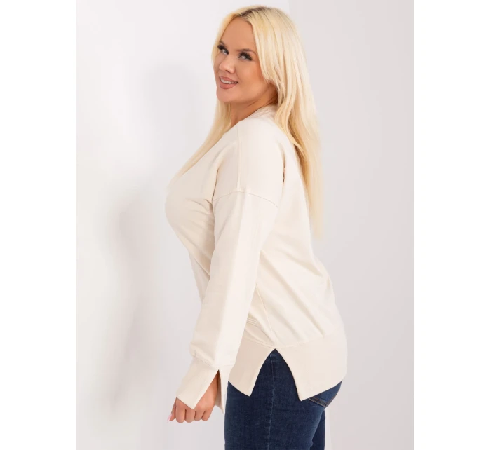 Bluzka RV BZ model 19465488 jasny beżowy - FPrice Bluzka RV BZ model 19465488 jasny beżowy - FPrice