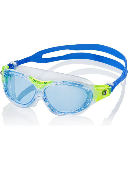 AQUA SPEED Plavecké okuliare Marin Kid Blue/Yellow/Transparent Pattern 61