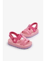 Detské voňavé sandále na suchý zips ZAXY Pink
