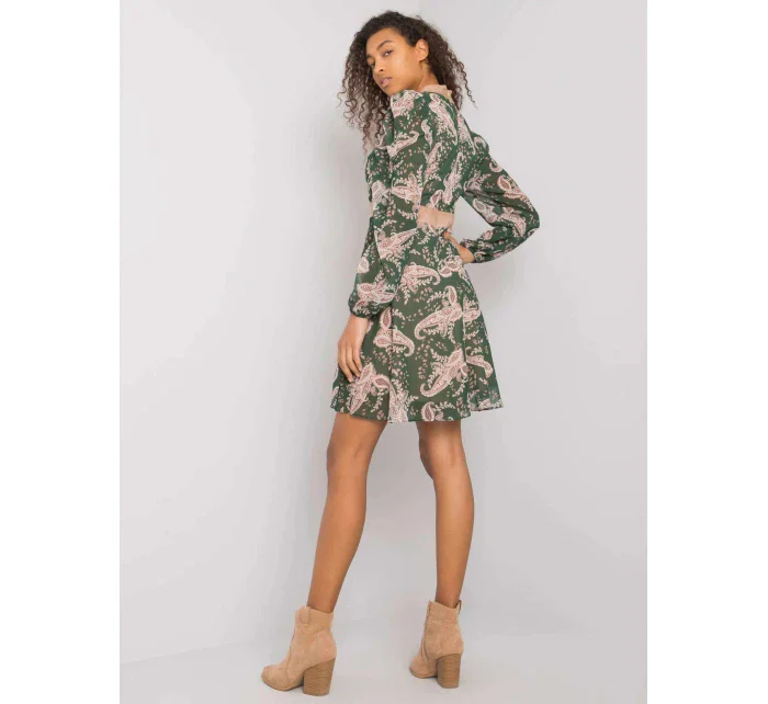 Dámske šaty LC SK 22K 3035.03P tmavo zelená - Pole Pole Dámske šaty LC SK 22K 3035.03P tmavo zelená - Pole Pole