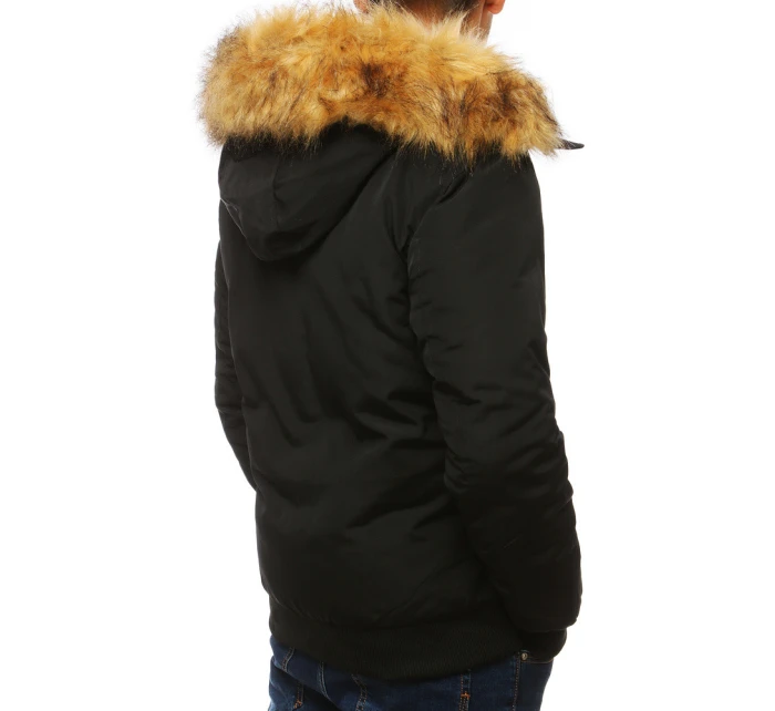 Pánska zimná bunda čierna FashionStreet TX3940