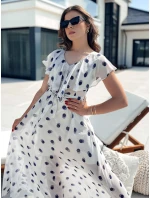 maxi šaty světle šedé Dstreet model 21978071 - FashionStreet maxi šaty světle šedé Dstreet model 21978071 - FashionStreet