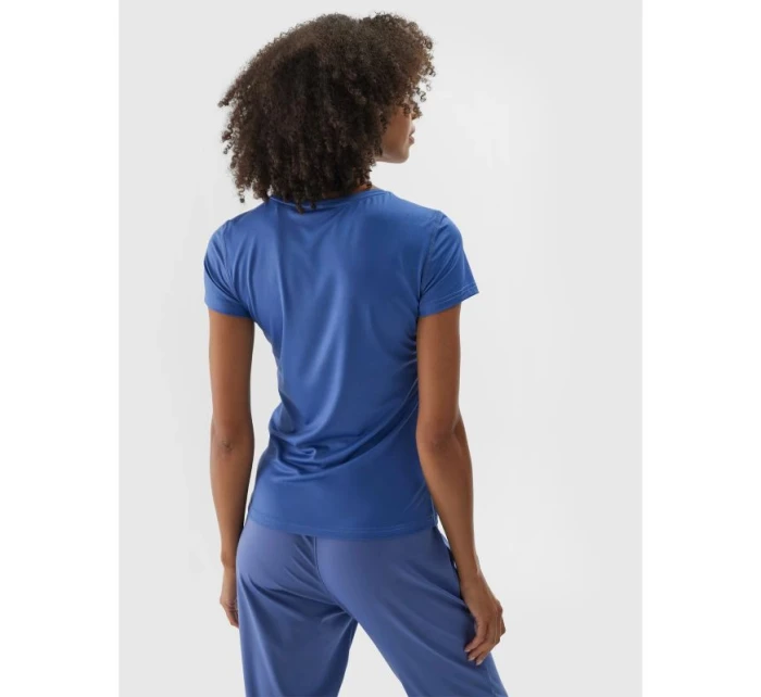 Dámske rýchloschnúce tréningové tričko regular fit 4F 4FWAW24TFTSF1011-31S Dámske rýchloschnúce tréningové tričko regular fit 4F 4FWAW24TFTSF1011-31S