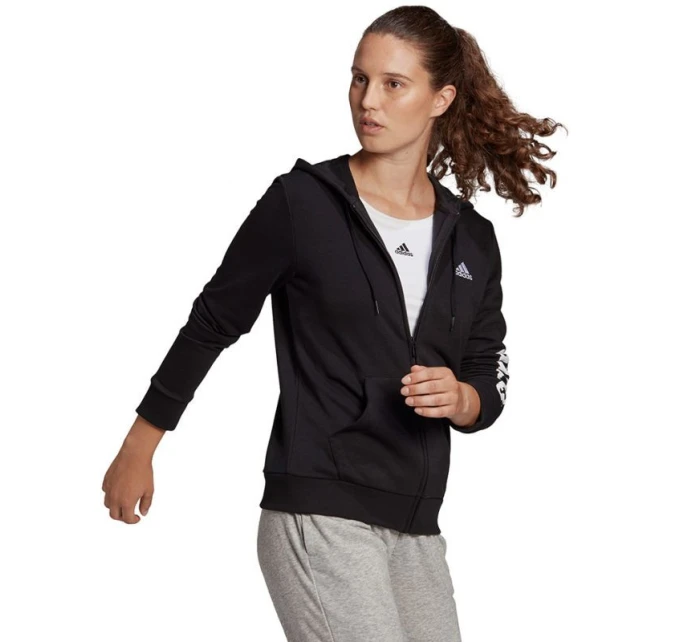 Mikina adidas Essentials Linear Ful Hoodie W GL0791 Mikina adidas Essentials Linear Ful Hoodie W GL0791