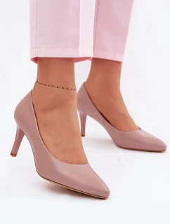 Fialové eko kožené lodičky Sergio Leone