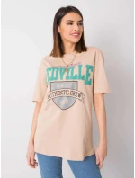 Tričko 327 TS 6390.69 béžová