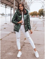 Dámská prošívaná zimní bunda zelená Dstreet model 21963924 - FashionStreet Dámská prošívaná zimní bunda zelená Dstreet model 21963924 - FashionStreet