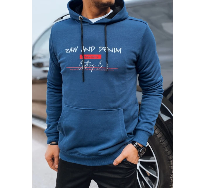 Pánská modrá mikina s potiskem Dstreet model 21976090 - FashionStreet