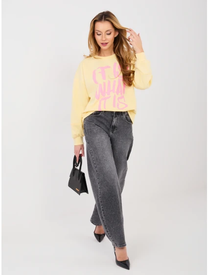 Mikina IT BL 22183.27P svetlo žltá