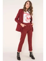 Dámske vzorované nohavice 12586 - FPrice