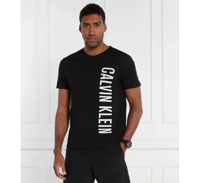 Pánské plážové tričko model 19509068 BEH černé - Calvin Klein