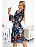 Šifonové šaty vzor - Numoco model 21961130 Šifonové šaty vzor - Numoco model 21961130