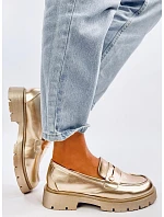 Dámske kožené mokasíny 28359 1736 gold - Ideálna obuv