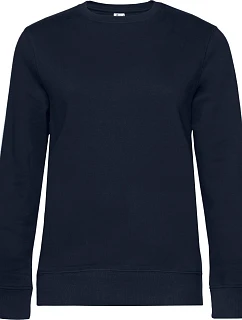 B&C QUEEN Crew Neck_° Dámska mikina 01.W01Q tmavomodrá