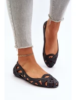 Dámské gumové baleríny černé model 21652104 - Boto