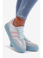 Dámské tenisky na platformě modré model 21997838 - Boto
