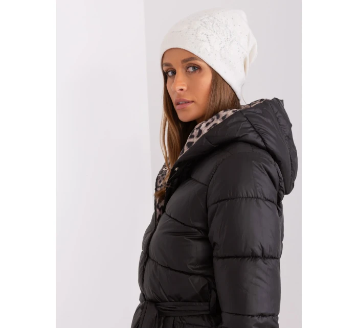 Czapka AT CZ model 18990857 ecru - FPrice