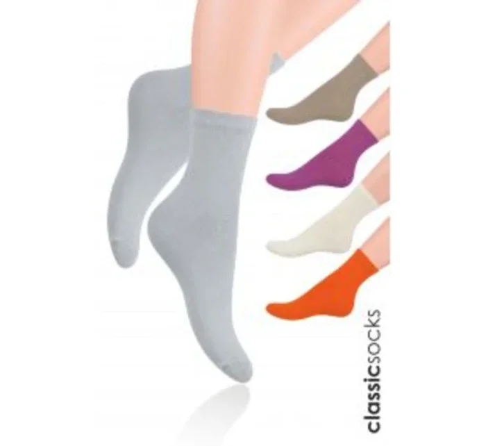 Hladké dámske ponožky 037