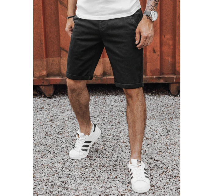 Pánske džínsové šortky čierne FashionStreet SX2435