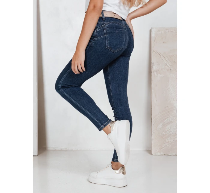 Dámské push up džíny tmavě modré model 21992561 - Dstreet Dámské push up džíny tmavě modré model 21992561 - Dstreet