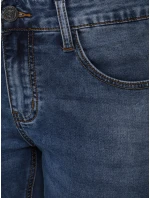 Pánske modré džínsové nohavice slim fit FashionStreet UX4481 Pánske modré džínsové nohavice slim fit FashionStreet UX4481